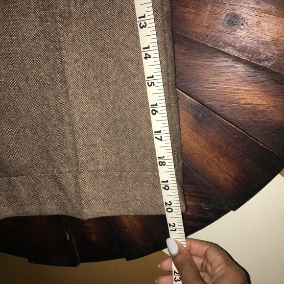 Rampage Brown wool tweed long shorts - Picture 5 of 7